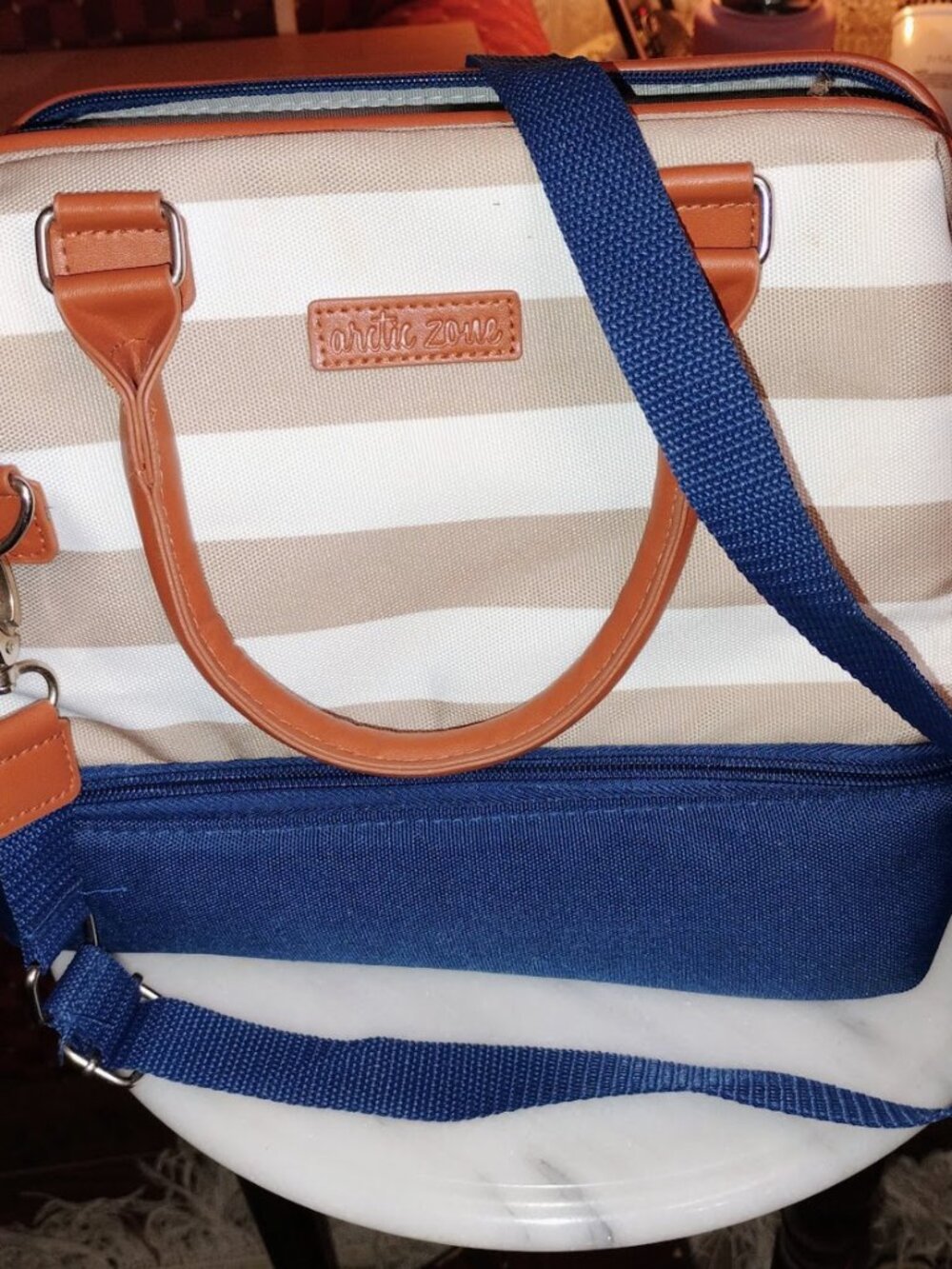 Arctic Zone Insulated Dual-Compartment Lunch Tote- Perfect Condition
